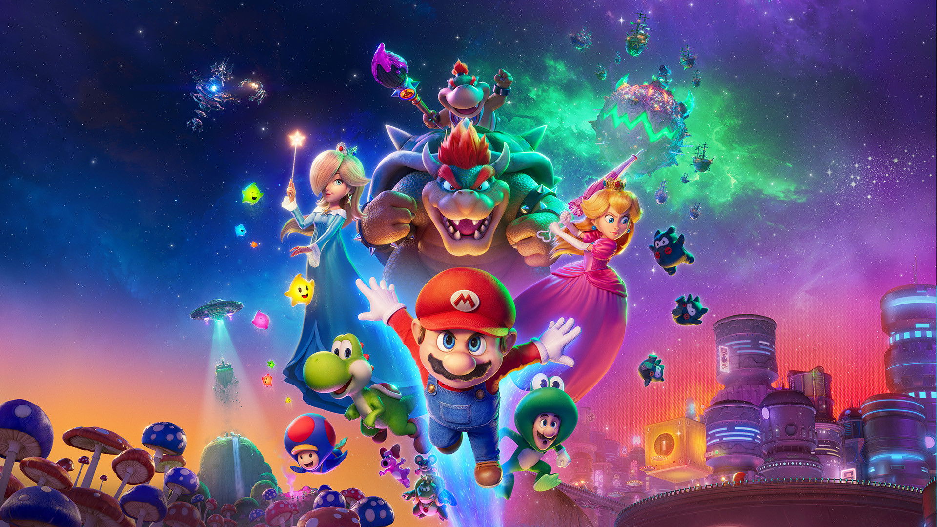 Banner Super Mario Galaxy: O Filme
